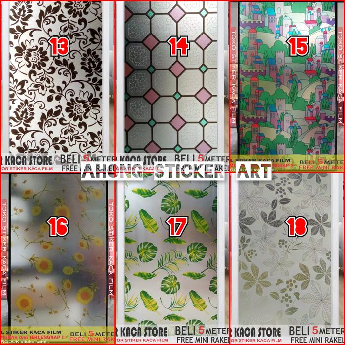 Jual stiker motif/sticker kaca motif/stiker kaca - Kota Bekasi - @Ahong ...