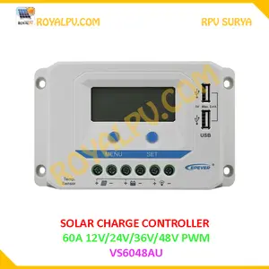 SOLAR CHARGE CONTROLLER 60A 12V/24V/36V/48V PWM EPEVER VS6048AU