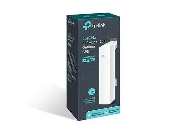 TPLink CPE220 24GHz 300Mbps 12dBi Outdoor CPE