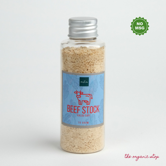 Gambar TheOrganicStop Kaldu Sapi Pure Beef Stock No-MSG 70gram dari The Organic Stop Kota Administrasi Jakarta Selatan Tokopedia