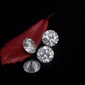 Batu moissanite 9 MM White Color Original Diamond Quality