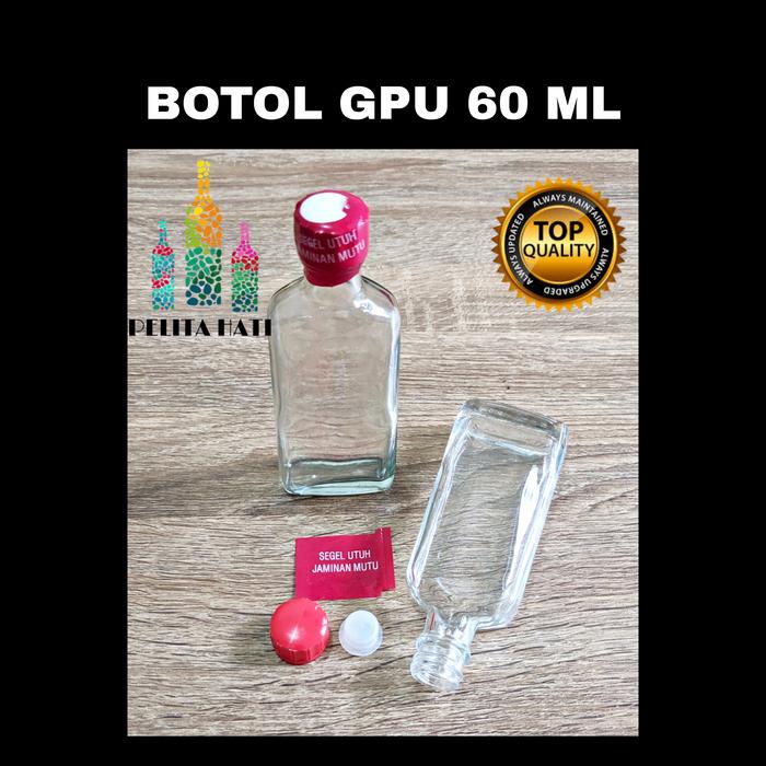Gambar BOTOL EX GPU 60 ml PAKET DENGAN TUTUP HARGA DISTRIBUTOR dari UD PELITA HATI Kota Administrasi Jakarta Pusat Tokopedia