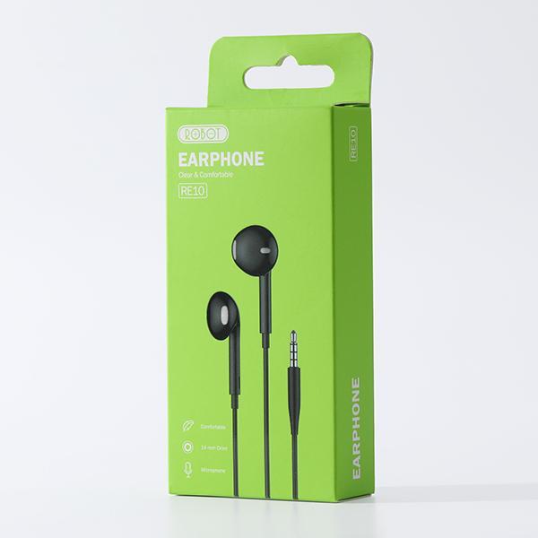 High Quality Earphone Handsfree Headset Hi-Fi Robot RE10 4