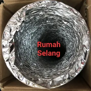 Selang Alumunium 8 Inci 10 Meter / Pipa Exhaust / Cerobong Asap Cooker
