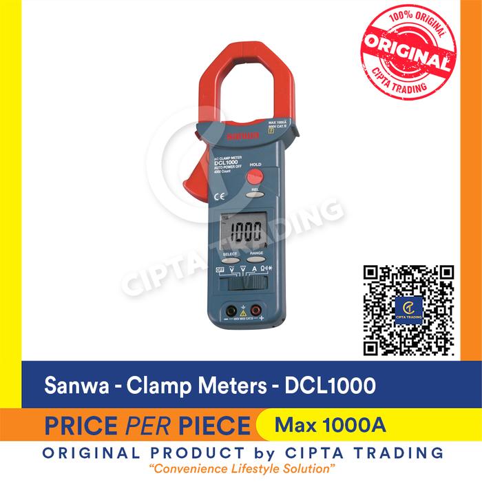 Gambar Sanwa Clamp Meter DCL 1000 dari Cipta Trading Kota Administrasi Jakarta Barat Tokopedia