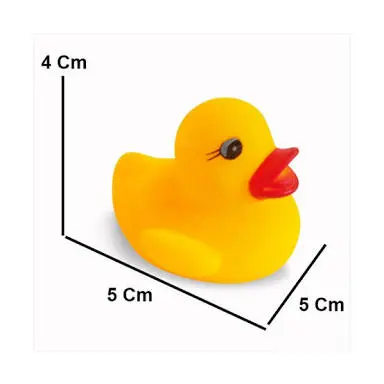 Mainan bebek Bayi (ISI 6 Pcs) Kamar Mandi karet BABY DUCK SNI duck 4