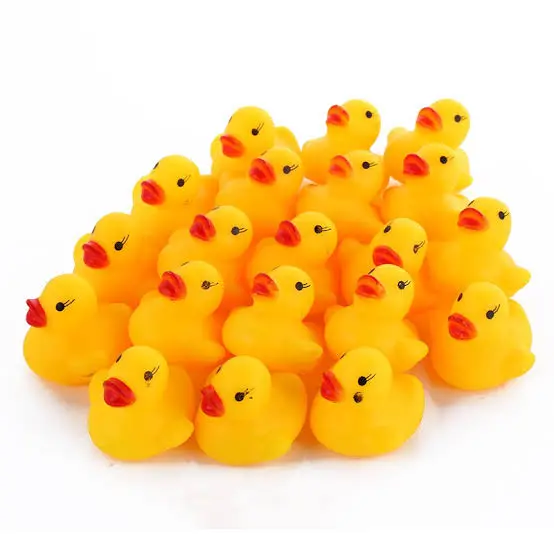 Mainan bebek Bayi (ISI 6 Pcs) Kamar Mandi karet BABY DUCK SNI duck 3