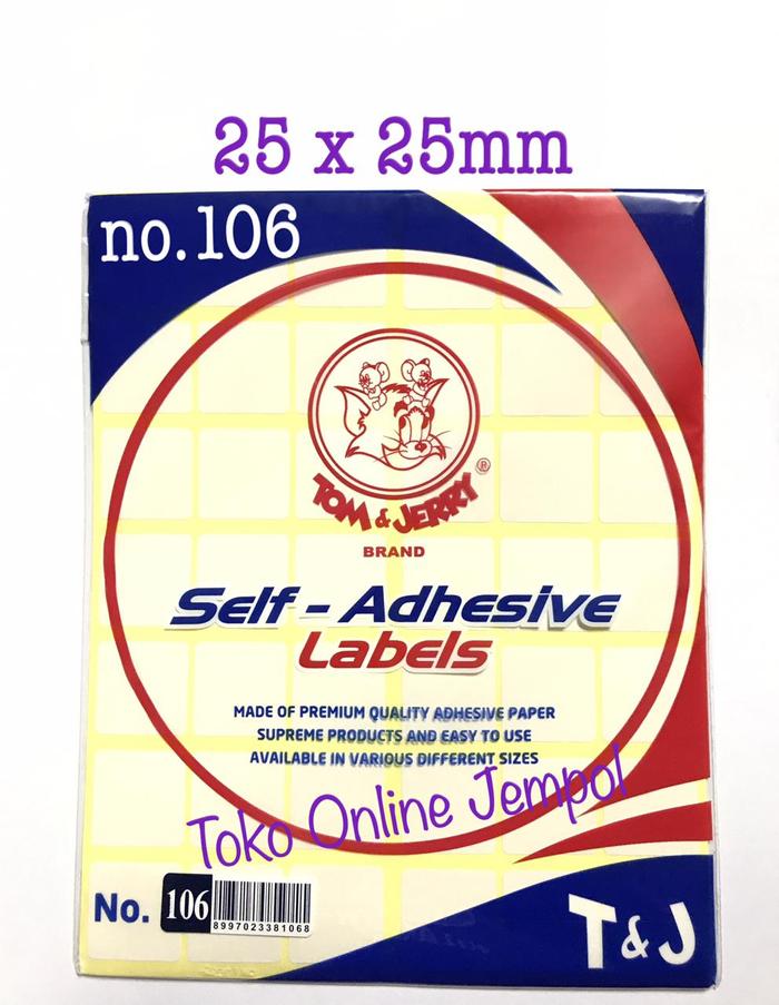 Gambar 25x25mm no.106 Label Tom and Jerry stiker Jerry sticker ATK1168TJ dari Toko Online Jempol Kota Administrasi Jakarta Pusat Tokopedia