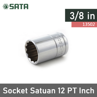 Gambar SOCKET SATUAN 1/2 INCH 3/8 in 13502 12pt SATA TOOLS dari warungtools Kota Administrasi Jakarta Utara 2 Tokopedia