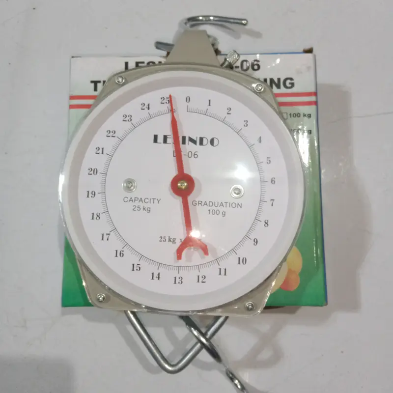 timbangan gantung 25kg analog murah lesindo 0