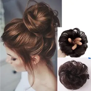 Sanggul Rambut Halus Natural Donut Rambut Karet