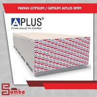 Gambar Aplus Papan Gypsum / Gipsum Aplus 9mm Ukuran 120x240 Tebal 9mm untuk plafon / partisi tembok dari SAMBA Kota Tangerang Selatan 1 Tokopedia