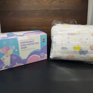 Masker Anak 3 Ply Non Medis Disposable Motif Isi 50Pcs
