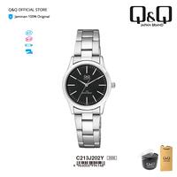 Gambar Q&Q QnQ QQ Original Jam Wanita Analog Besi C213 C213J Stainless Steel dari Q&Q Official Store Kota Surabaya 1 Tokopedia