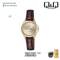 Gambar Q&Q QnQ QQ Original Jam Tangan Wanita Analog - QA07 QA07J Leather dari Q&Q Official Store Kota Surabaya 4 Tokopedia