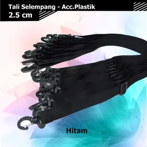 Tali Tas Selempang Polyester 2,5cm Acc.Plastik | Tali Slempang