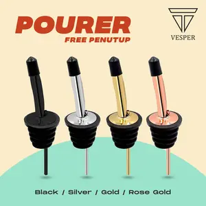 Pourer botol / penutup botol stainless / wine pourer / tutup botol