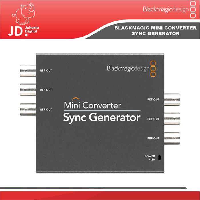 Gambar Blackmagic design - Mini Converter SYNC Generator - 656b dari Jakarta Digital 8 Kota Administrasi Jakarta Pusat Tokopedia