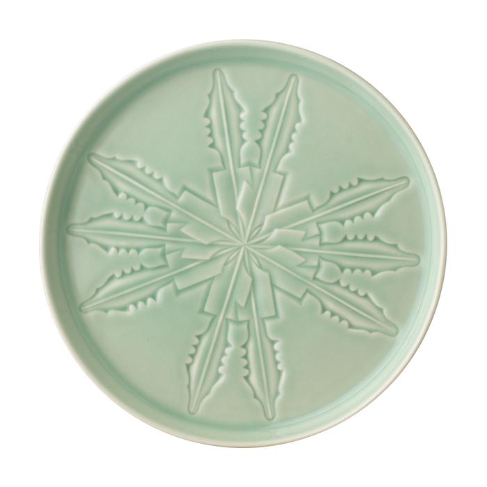 Gambar Dessert Plate / Piring Makan Jenggala 20 cm Lontar Hijau dari Jenggala Keramik Bali Kab. Badung Tokopedia
