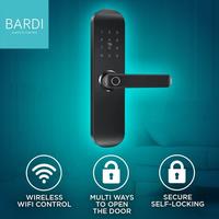 Gambar BARDI Smart Home Door Lock Handle RFID Fingerprint Waterproof IP54 CBG dari BARDI Smart Home Kota Administrasi Jakarta Utara 2 Tokopedia