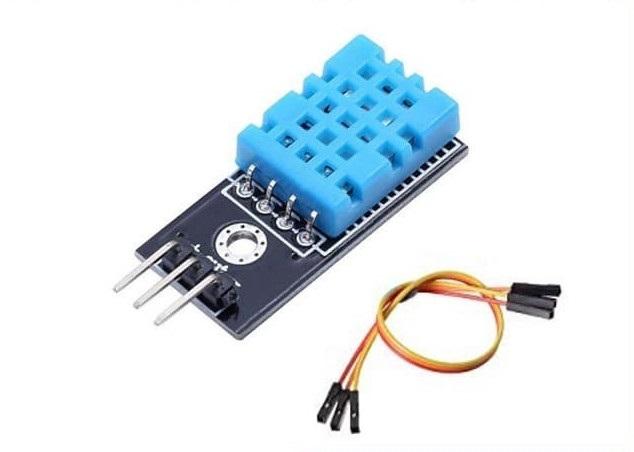 Gambar DHT11 Sensor Kelembaban Suhu Humidity Temperature DHT-11 Arduino - DHT-11 + Wire dari Tekno Kreasi Elektronik Kab. Purwakarta Tokopedia