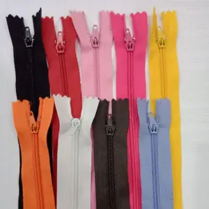 isi 12 pcs resleting 7 inch / sleting 17 cm kualitas premium rok