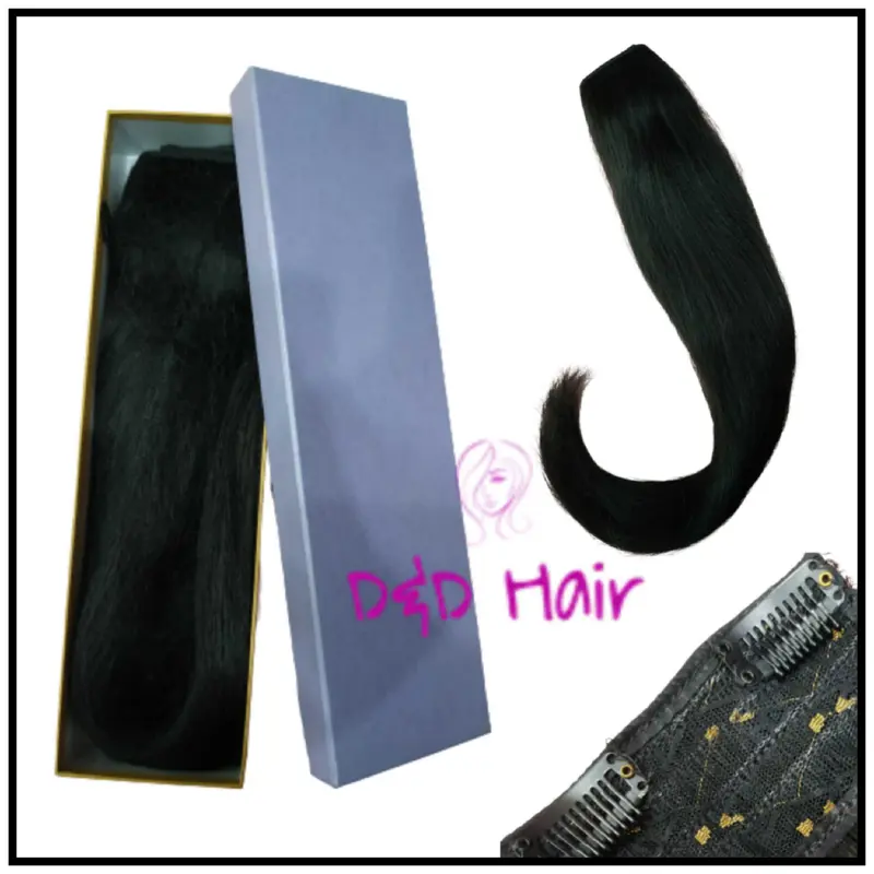 Hairclip Asli Panjang 50cm - Lightbrown - 100% Asli Kualitas Premium 1
