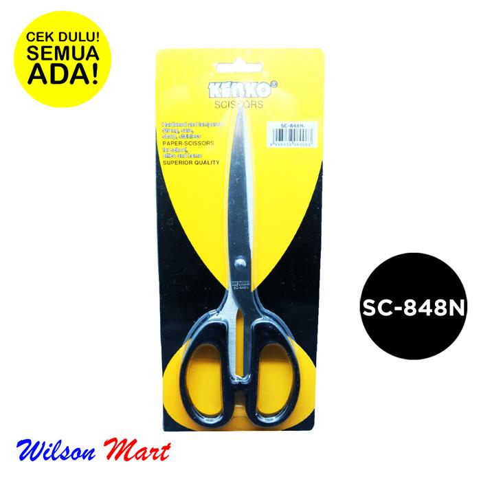 Gambar KENKO PAPER SCISSORS SC 848N GUNTING KERTAS BESAR dari Wilson Mart Kota Administrasi Jakarta Barat Tokopedia