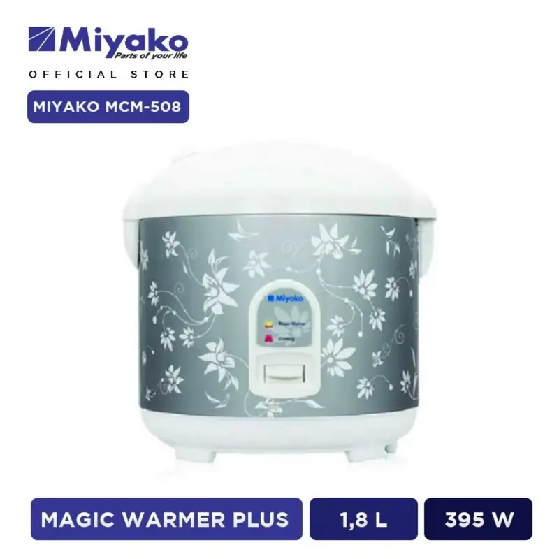 Magic Com Magicom Rice Cooker Warmer Plus 1.8 Liter MCM 528 Miyako 1