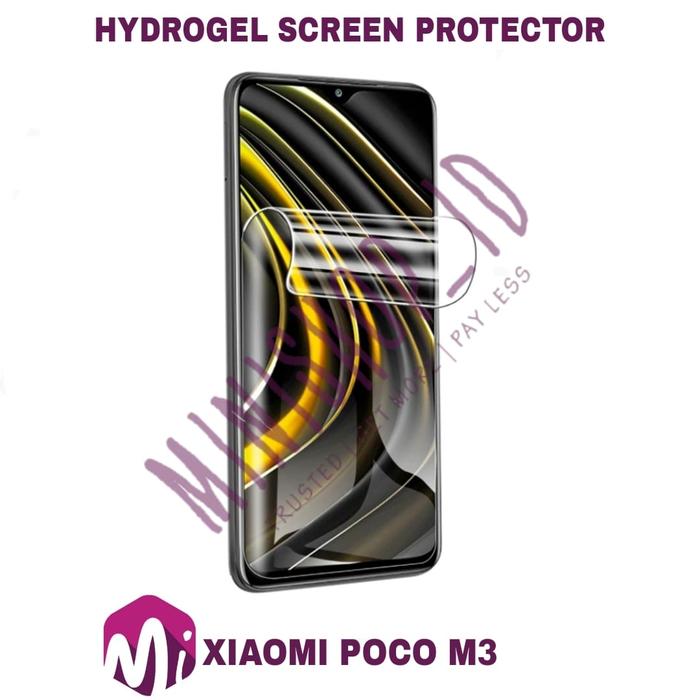 Gambar XIAOMI POCO M3 HYDROGEL SCREEN PROTECTOR GUARD FULLCOVER HYDROGEL dari MINISHOP OFFICIAL Kota Tangerang Tokopedia