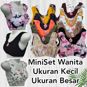 MiniSet Bra BH Sport Wanita Dewasa Cewek Remaja Ibu menyusui Jumbo