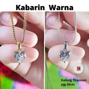 Kalung dan Liontin Titanium KT07 Perhiasan Anti Karat