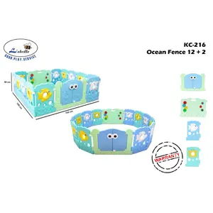 L'abeille KC-216 Ocean Fence 12 + 2 Pagar Bola