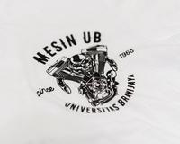 Gambar [KOKIN18] T-Shirt Mesin UB White - M dari ubmerchandise Kota Malang 4 Tokopedia