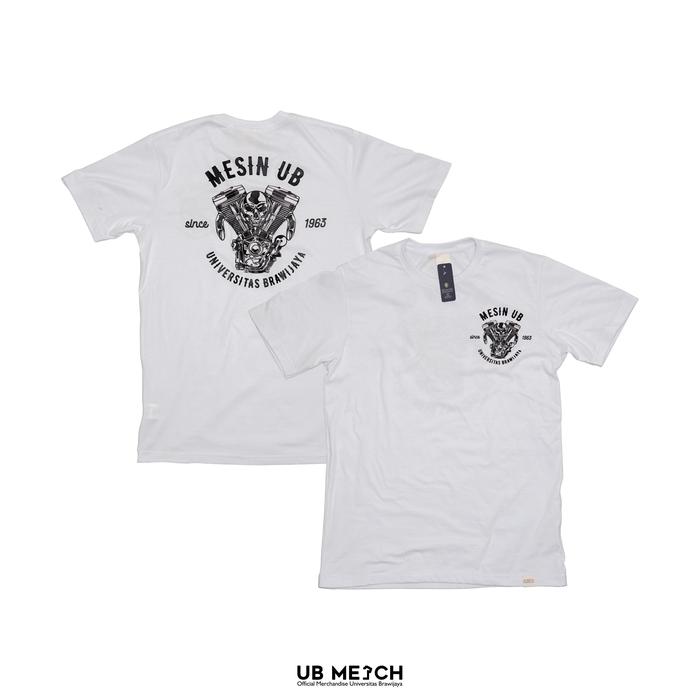 Gambar [KOKIN18] T-Shirt Mesin UB White - M dari ubmerchandise Kota Malang Tokopedia