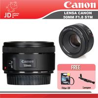 Gambar LENSA CANON 50MM F1.8 STM ORIGINAL PAKET PROMO dari Jakarta Digital 8 Kota Administrasi Jakarta Pusat 1 Tokopedia