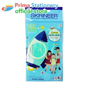 Gambar Skrineer Kids 3Ply Earloop Face Mask Green /5 Masker Wajah Anak dari Prima Stationery Official Kota Administrasi Jakarta Utara Tokopedia