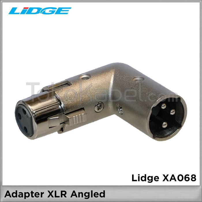 Gambar Adapter XLR Angled L, Lidge XA068, XLR siku belok dari tokokabel Kota Administrasi Jakarta Utara Tokopedia