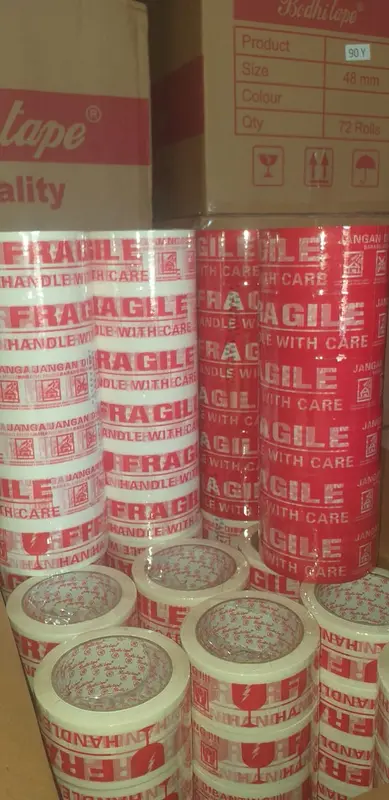Lakban Fragile 2 inch x 48mm x 90 yard sangat rekat ARDANMORO 2