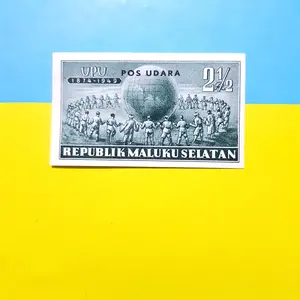 Perangko RMS Peringatan UPU 1874-1949 c.t. POS UDARA tanpa perforasi