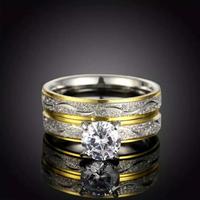 Gambar Cincin Ganda Permata berlian wanita Premium Stainless steel - Perak, 8 dari GAWUNG CLASSIC Kota Administrasi Jakarta Timur 2 Tokopedia