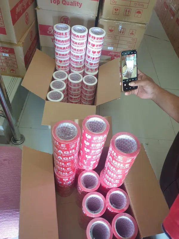 Lakban Fragile 2 inch x 48mm x 90 yard sangat rekat ARDANMORO 4