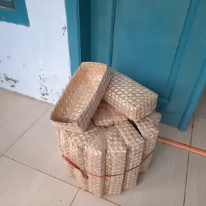 besek cantik persegi panjang ukuran 25x10cm