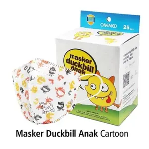 Masker Duckbill Anak Onemed Medis per pcs