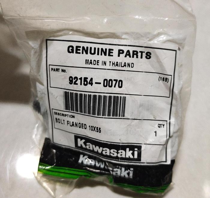 Gambar 92154-0070 Bolt Flanged 10x55 Kawasaki Ninja 250R dari Kawasaki Matahari Official Store Kota Bekasi Tokopedia