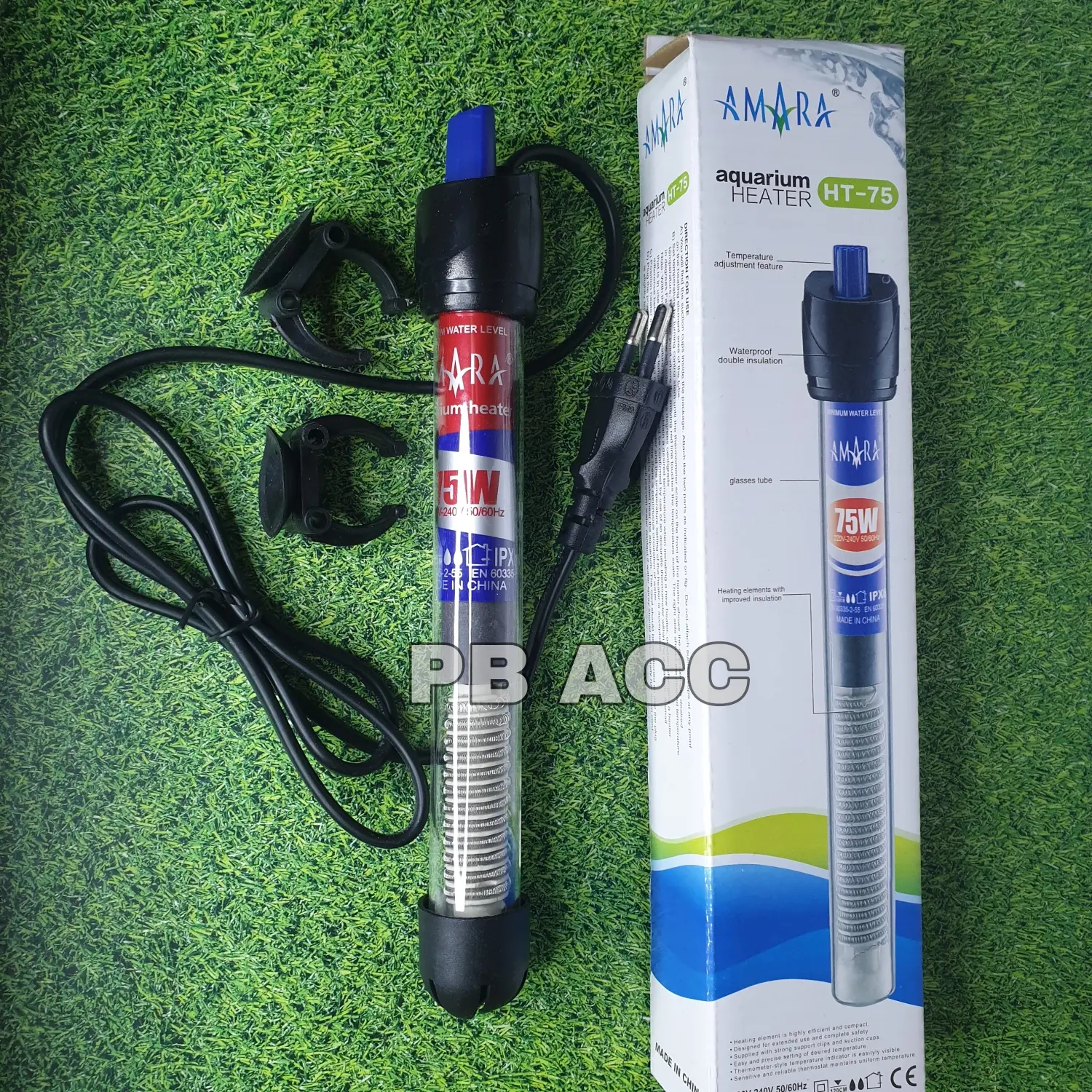 AQUARIUM HEATER AMARA 50WATT 75WATT 100WATT 150WATT PENGHANGAT AIR