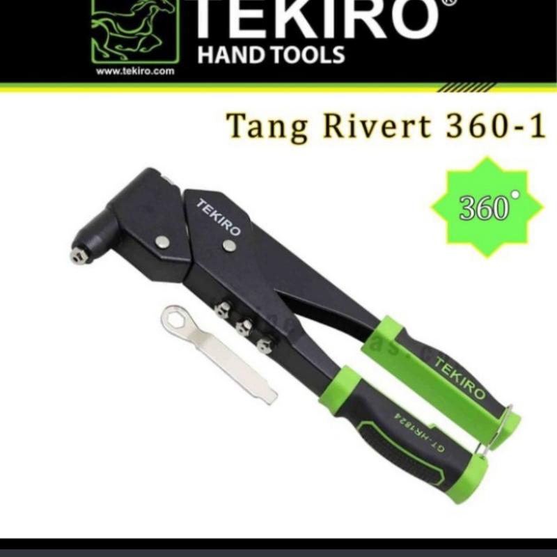 Tk Rivet TEKIRO TANG RIVET 360 HAND RIVETER TEKIRO - bonus paku rivet pres ...