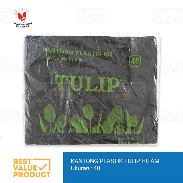 Gambar Kantong Kresek 40 TULIP Hitam / Kantong plastik Go Green HD Online dari bestvalueproduct Kota Bandung Tokopedia