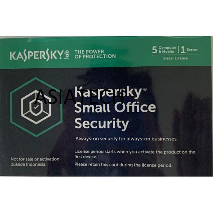 Gambar Kaspersky Small Office Security (KSOS) 1 Server + 5 Client dari Asiatech Solusindo Kota Administrasi Jakarta Pusat Tokopedia
