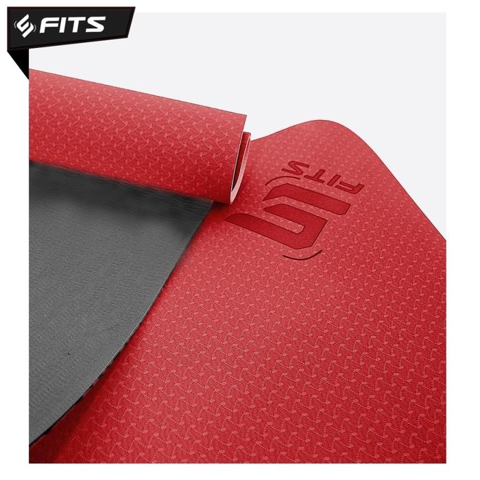 Gambar SFIDN FITS TPE Yoga Mat Matras Yoga | TPE Anti Slip Anti Alergy - Merah Muda dari Sfidn Jakarta Selatan 5 Tokopedia